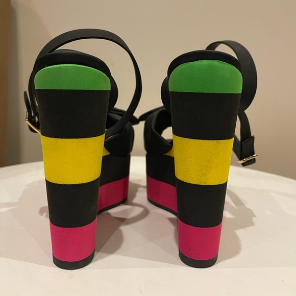 Charlotte Olympia Wedge Heels Size 36.5 - Picture 3 of 5